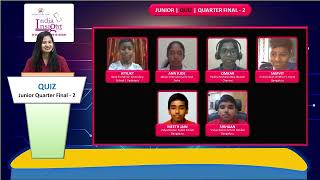 Junior Quiz  Quarter Final 2  India Insight 2324 [upl. by Rayshell3]