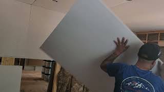 hanging drywall like a pro [upl. by Ydisahc]