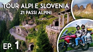 Tour delle Alpi e Slovenia in moto  Il Video Racconto  Ep1  Apeman A100 [upl. by Andres14]