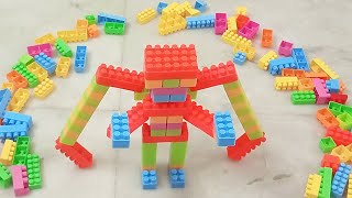 Satisfying Diy RobotASMR Building Blocks block game relaxation Lego asmrasmrsoundsbuildingblocks [upl. by Kendrick]