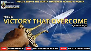 Day 1  September 2024 Prayer and Fasting  Victory That Overcome  92524 newark gloriousvision [upl. by Aratak]