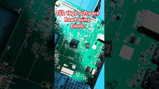 TCL 55 inch 4k board 16gb Emmc dump read allelectronicrepair electronicrepair shorts ✅🔥 [upl. by Affay]