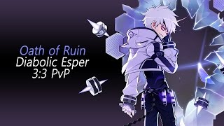 Elsword KR Diabolic Esper 3v3 PvPArena [upl. by Draper]