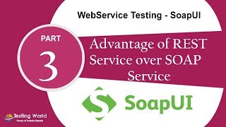 WebService Testing SoapUI Tutorial3 Advantage of Rest Service over Soap Service [upl. by Dulcle]