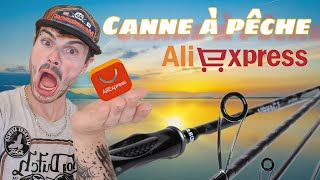 la meilleure CANNE À PÊCHE ALIEXPRESS 😱 cest incroyable ✅ canne à pêche PAS CHER [upl. by Fawna]