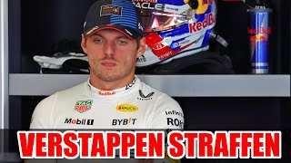 Megastraf zit Verstappen dwars foutloze Sainz wint [upl. by Llydnek]