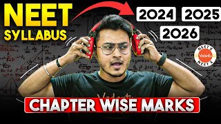 New Chapter Wise Weightage for NEET 2024  2026  NEET Syllabus  PCB Marks Distribution [upl. by Syah]