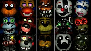 UCN VR Remake  All Jumpscares NonVR Mode [upl. by Stratton]