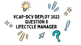 VCAP DCV Deploy Q8 [upl. by Retxed]