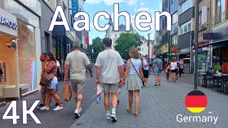 Aachen Germany  Tour in Aachen 4k 60fps ☀️2023 [upl. by Welsh]