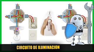 INSTALACION de INTERRUPTORES y quotFOCOSquot de una casa explicado paso a paso CIRCUITO DE ILUMINACION [upl. by Antoni276]