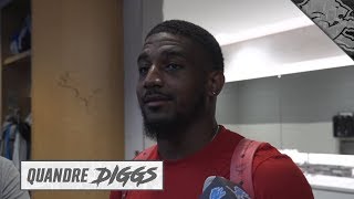 Quandre Diggs on his injury status [upl. by Pihc]