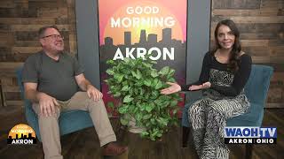 Sarah White and Dan Mosher Get Ready For This Weeks Good Morning Akron [upl. by Nuhsed630]