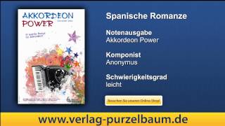 Spanische Romanze Anonymus aus Akkordeon Power [upl. by Annaiuq]