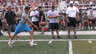 Huge Punt  Tennessee Commit Tommy Townsend [upl. by Wendolyn]