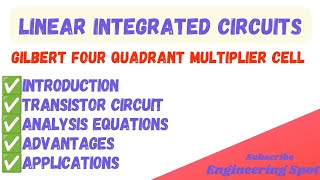 GilbertFourQuadrantMultiplierCircuit TransistorCircuit AnalysisCircuit linearintegratedcircuits [upl. by Puna]