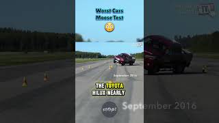 These Cars Failed the Moose Test 😱🚗💥 [upl. by Eelyrehc]