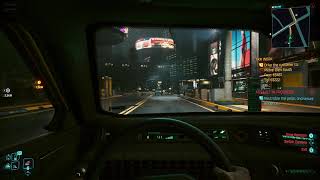 Driving a Cab in Night City Cyberpunk 2077 Taxi Mod [upl. by Machute549]