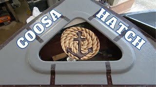 EP11 How to build Custom Coosa Hatches installing Bow and Stern Decks  How to Gelcoat your boat [upl. by Naux]