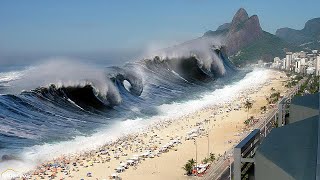 15 Largest TIDAL WAVES and Tsunamis [upl. by Bowler]