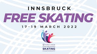 Free Skating  ISU World Junior Synchronized Skating Championships  Innsbruck 2022 [upl. by Dorion824]