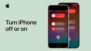 How to turn iPhone off or on  Apple Support [upl. by Nrublim]