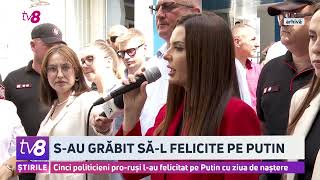 Cinci politicieni proruși lau felicitat pe Putin cu ziua de naștere [upl. by Ennaed]