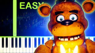 FREDDY  CG5 MatPat Black Gryph0n  EASY Piano Tutorial [upl. by Alegnasor]