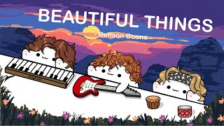 Benson Boone  Beautiful Things cover by Bongo Cat 🎧 [upl. by Buderus708]