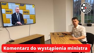 Michał Kołodziejczak Agrounia Komentarz do wystąpienia ministra rolnictwa w RMF [upl. by Claudelle]