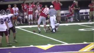 Iowa Hawkeye Commit Isaac Boettger With The Beast Sack At DE [upl. by Largent]