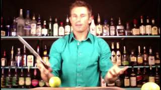 Prepping Garnishes and Cutting Fruit  Bartending 101 [upl. by Namas]