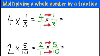 🔢 Mastering Fractions Multiply Whole Numbers with Ease [upl. by Guillema773]