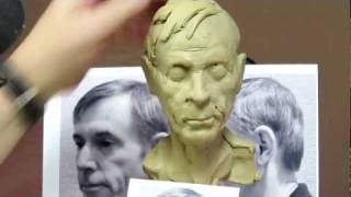 Sculpting Tutorial  Using a TruFormArmature Skull I create a portrait of John Lovewell [upl. by Yrreb308]