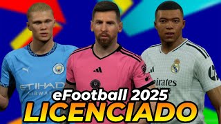 eFootball 2025 TUTORIAL de como tener los EQUIPOS LICENCIADOS v401 PC [upl. by Julie]