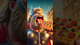 🔥💥😍Superhero but Eat a pizzaMarvelampDCavengers marvel superhero shorts [upl. by Irb]