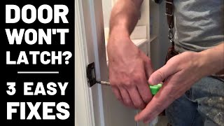 Door Won’t Latch—3 Easy Fixes [upl. by Ezar]