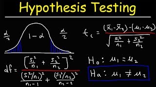 Hypothesis Testing  Difference of Two Means  Students Distribution amp Normal Distribution [upl. by Inej]