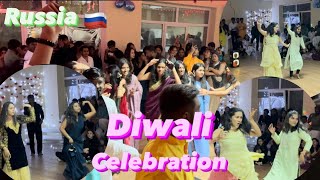 Diwali celebration in Russia North Caucasian state medical academy cherkessk russia part2 [upl. by Einial]