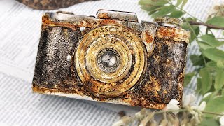 Zeiss Ikon Tenax 1939  Old Camera Restoration [upl. by Thaddus78]