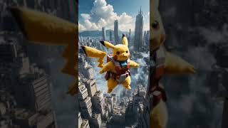 Pika Pika Pikachuu pokemon pikachu aianimation ai [upl. by Wasson497]