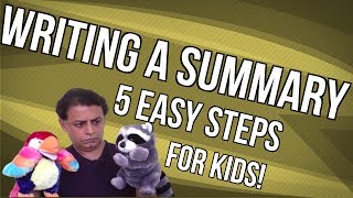 Writing a Summary  5 EASY steps for kids [upl. by Latreese526]