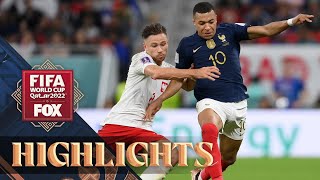 France vs Poland Highlights  2022 FIFA World Cup  Round of 16 [upl. by Burt]