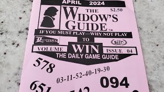 The April Widows Guide Pick 3 amp 4 Lottery Predictions Guide Review pick3 pick4 Lottery [upl. by Arlana]