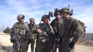 Watch IDF paratroopers enter Syria to ensure the defense of the Golan Heights [upl. by Esylla311]