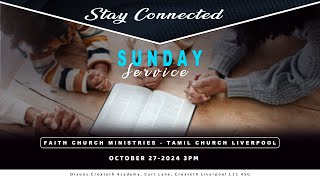 Stay Connected  Sunday Service  Pas Vinodh  271024 FCM Tamil Church Liverpool [upl. by Kissner]