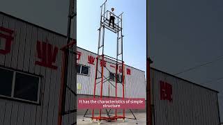 Scaffolding safety and accident prevention craneslifting machine electric scaffolding [upl. by Nithsa]