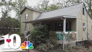 Swannanoa NC man works to rebuild his home [upl. by Azaleah]