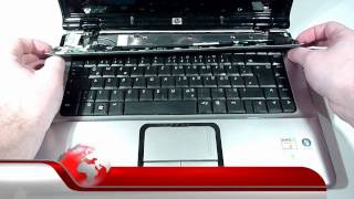 HP PAVILION DV6000 VIDEO TUTORIAL SPEAKER REPLACEMENT [upl. by Lansing]