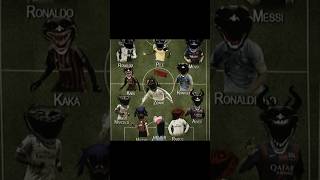 BEST XI EVER💀 trending shortsfeed viralvideo edit footbaledits ronaldo [upl. by Nolahs576]